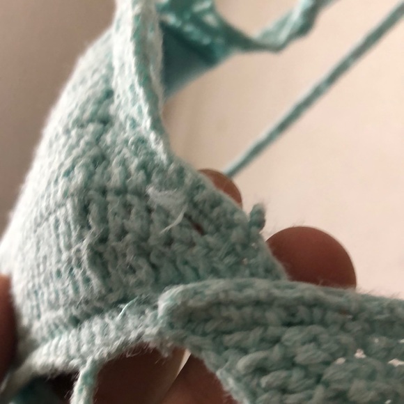 Free People Lisa Maree crochet monokini XS - Picture 6 of 8